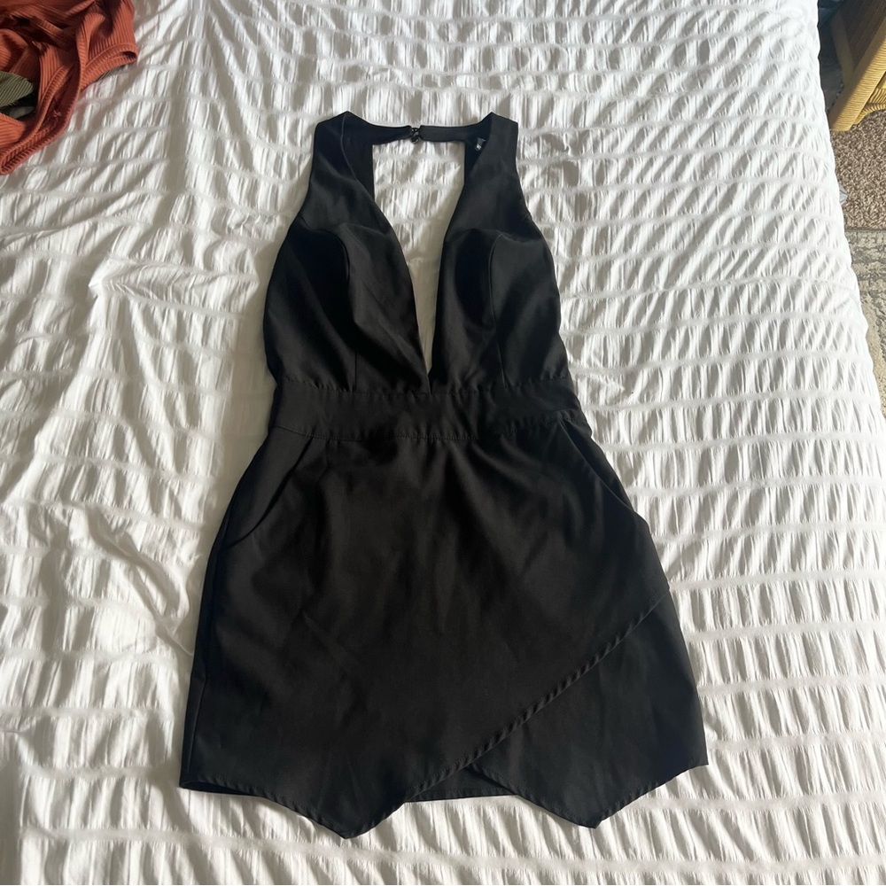 Windsor Black Satin Dress - Picture 4 of 13